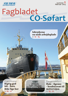 Fagbladet CO-Søfart 01 2013