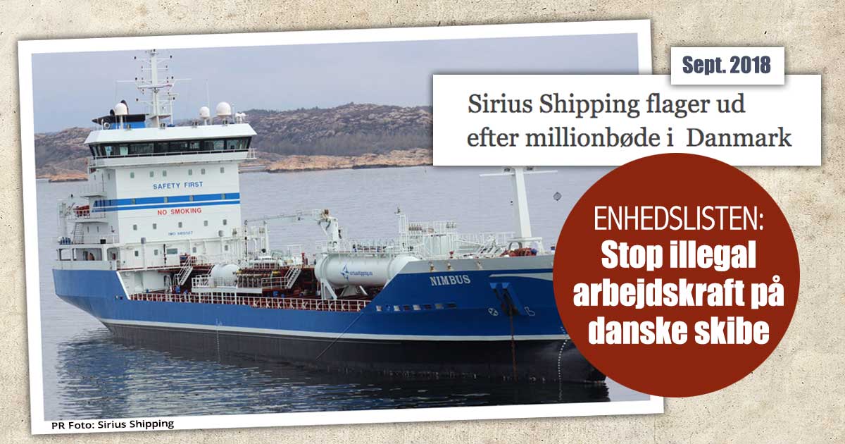 Enhedslisten: Stop Illegal Arbejdskraft På Danske Skibe